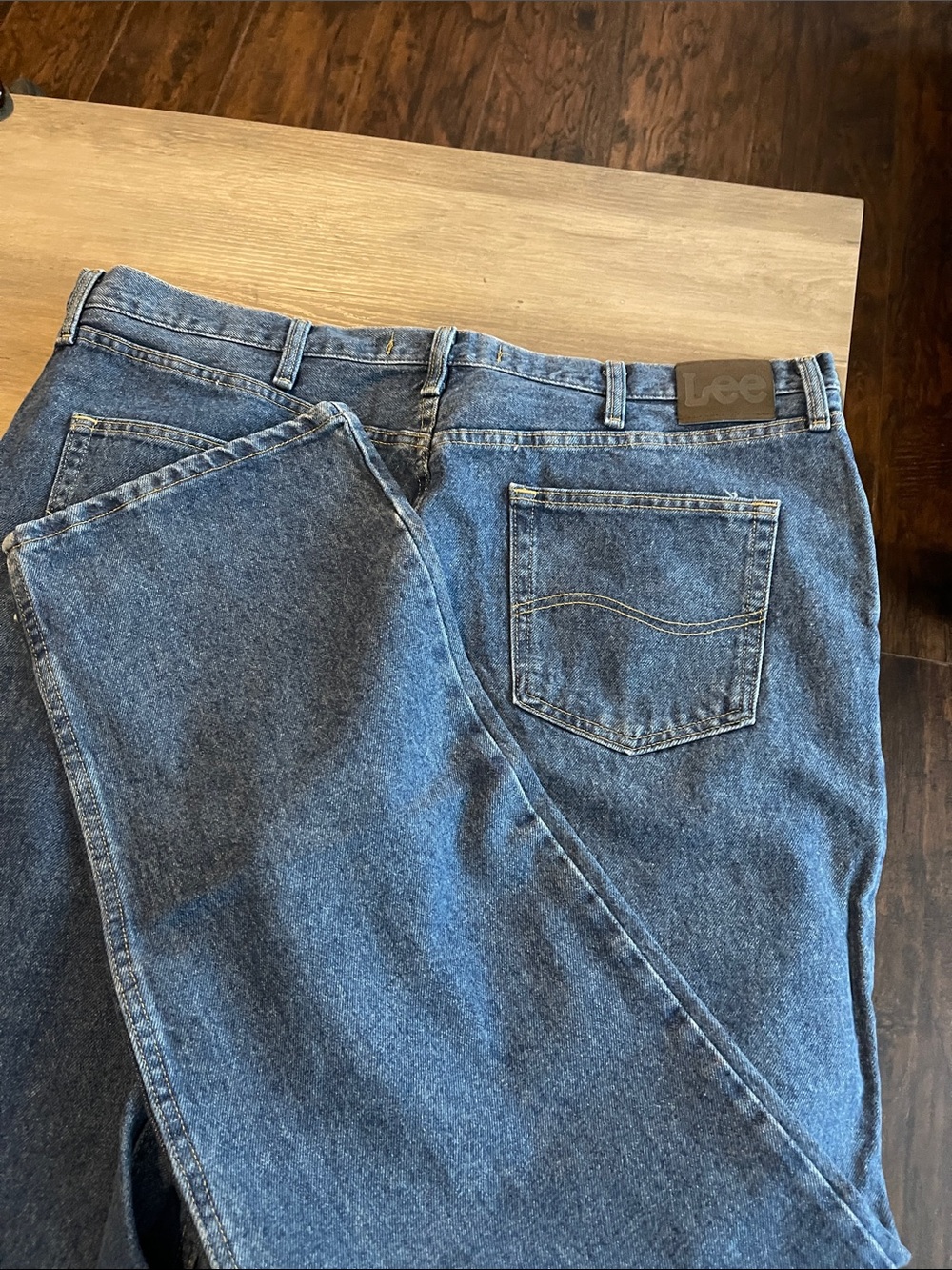 Lee Men's Relaxed Blue Denim Jeans